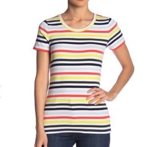 J. Crew Striped Perfect Fit T-Shirt Short Sleeves